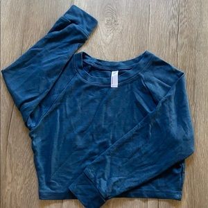 Long sleeve crop top from American Apparel